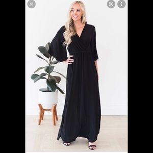Mikarose Lumee Dress in Black